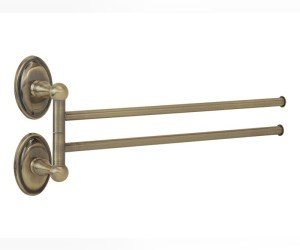 Полотенцедержатель двойной поворотный 33 см. Veragio Bonjour, бронза VR.BNR-7824.BR