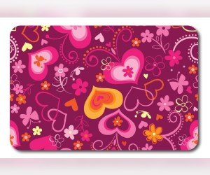 Коврики для ванной и туалета Veragio Carpet VR.CPT-7200.03 68 х 45 см + WC 45 x 40 см, рисунок Amore