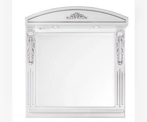 Зеркало Vod-ok Версаль 65 цвет белый