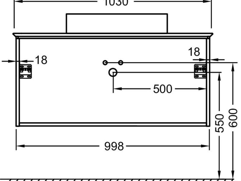 Тумба со столешницей под раковину Jacob Delafon Madeleine, 100 см, со светодиодной подсветкой, белая глянцевая, EB2084-J5