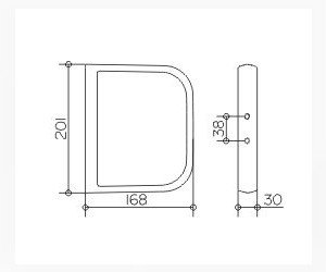 Полотенцедержатель Keuco Edition Palais 40021 010000 40021010000, 20 см, хром