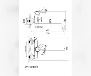 Смеситель D&K Marx Rhein DA1393301