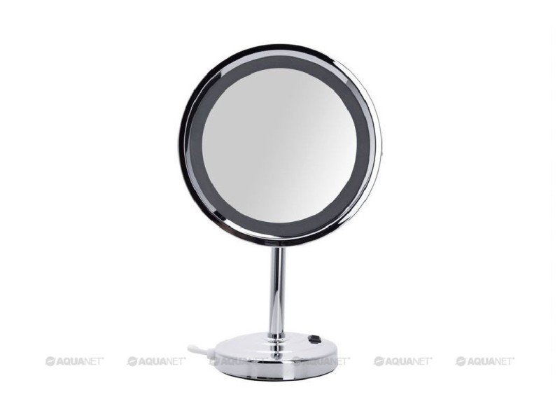 Косметическое зеркало Aquanet Lvyi 2209D, с LED-подсветкой, хром (204516)