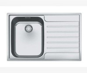 Мойка Franke ARGOS AGX 611-78, 101.0293.389, установка сверху, нержавеющая сталь, полированная, левая, 78*51 см