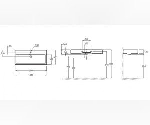 Раковина Jacob Delafon Vivienne EXBJ112-00 100 х 46.3 см, белая
