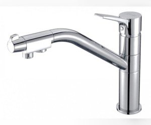 Смеситель Zorg Clean Water ZR 401 KF SATIN для кухни под фильтр, сатин