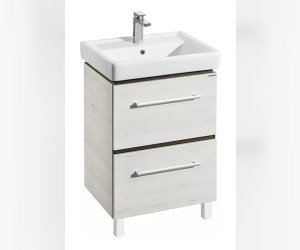 Тумба под раковину Акватон Ронда PRO 60 см подвесная/напольная, дуб сомерсет, 1A205001RSC20