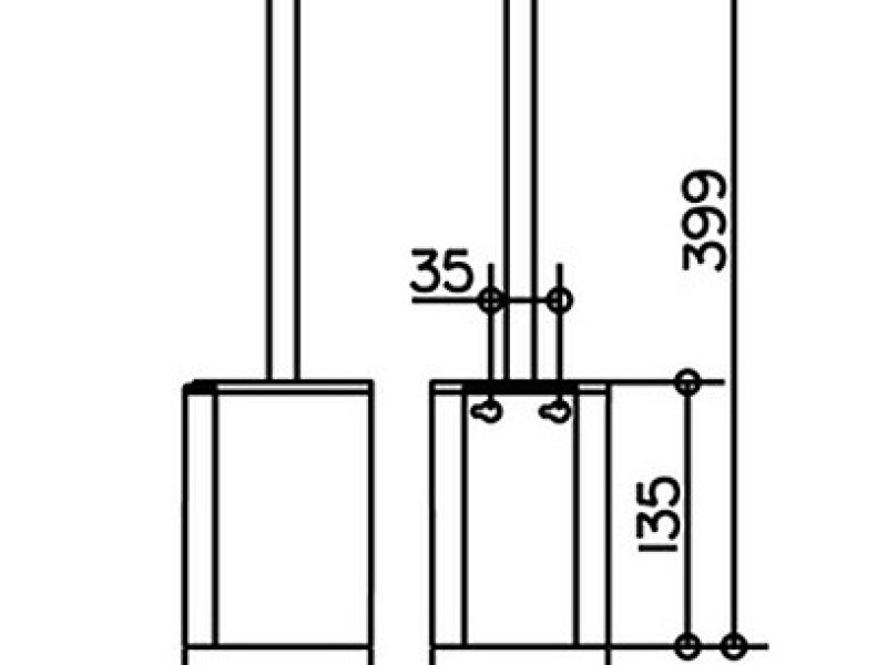 Ершик Keuco Plan 14972 010100 настенный