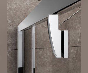 Душевая дверь Ravak Pivot PDOP1-80, профиль блестящий, витраж транспарент, 03G40C00Z1