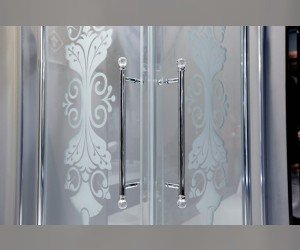 Шторка для ванны Huppe Design victorian DV1401 распашная, крепление слева