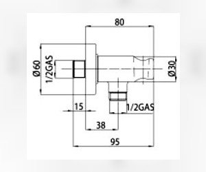 Шланговое подключение Bossini C12000.030