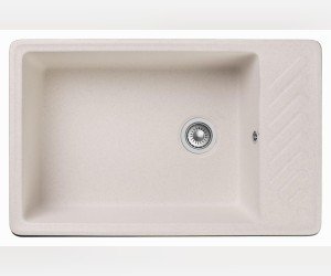 Кухонная мойка GranFest Quarz Z 51, 75.3 x 47.6 см, белый