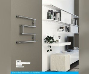 Полотенцесушитель водяной Сунержа High-Tech M 50x65 см, 00-0050-5065, хром