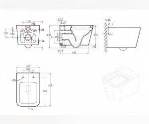 Подвесной унитаз Bravat Manno C21201UW-RUS сиденье с микролифтом, белый