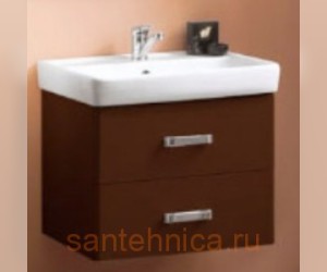 Тумба под раковину Акватон АМЕРИНА 60, 1A135401AM430, темно-коричневая