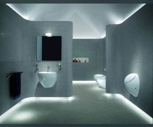 Писсуар Laufen Alessi 8.4097.5.400.400.1 без крышки с мухой