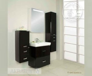 Тумба Акватон Америна 70 Н, 1A169301AM950, черная