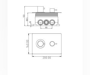Смеситель Gllon GL-CM-S-2