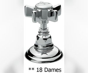 Смеситель Nicolazzi Dames Anglaises 1415DB18 для биде, темная бронза, ручки Dames Anglaises