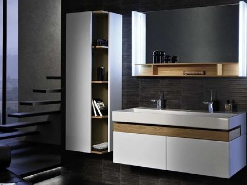 Тумба под раковину Jacob Delafon Terrace 120 см, EB1188-N23, подвесная, цвет - коричневый лак