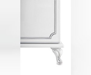 Пенал Vod-ok Мариэль 30х33,7х192 см серебро