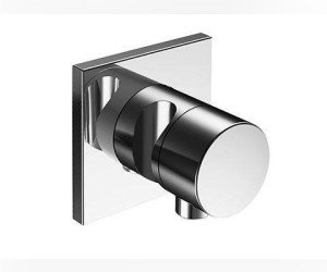 Переключатель потоков Keuco IXMO 59556 010202 на 2 потребителя, квадратная, с выводом для шланга и держателем лейки