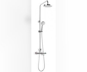Душевая система Roca Victoria, с термостатом, верхний душ 20 см, хром, 5A2718C00