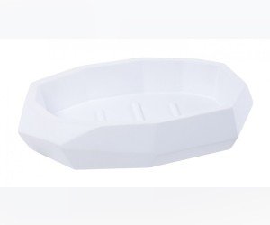 Мыльница Fixsen Flat белый, FX-290-4