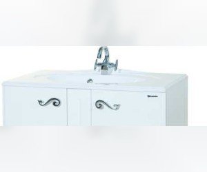 Тумба под раковину Bellezza Эстель 90, напольная, цвет белый