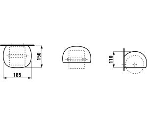 Держатель для туалетной бумаги Laufen Alessi One 8709700000001