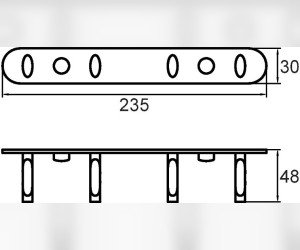 Крючок Milardo 004SM40M41