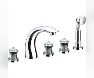 Смеситель Fiore Venere Sky для ванны, хром/Swarovski, 13CR0608