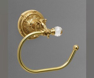 Бумагодержатель Art&Max Barocco Crystal AM-1782-Do-Ant-C, античное золото