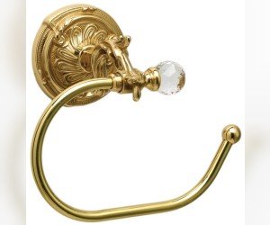 Бумагодержатель Art&Max Barocco Crystal AM-1782-Do-Ant-C, античное золото