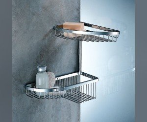 Двойная угловая полочка Colombo Complimenti B9607