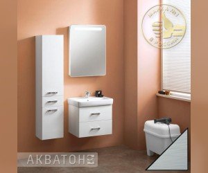 Набор: Тумба Акватон АМЕРИНА 70 рифт с раковиной