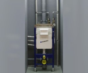 Инсталляция Geberit Duofix Delta Платтенбау 458.125.11.1 4 в 1 для унитаза с кнопкой смыва