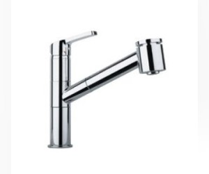 Смеситель Franke RINSOS, 115.0278.244, для кухни, с выдвижным изливом, хром