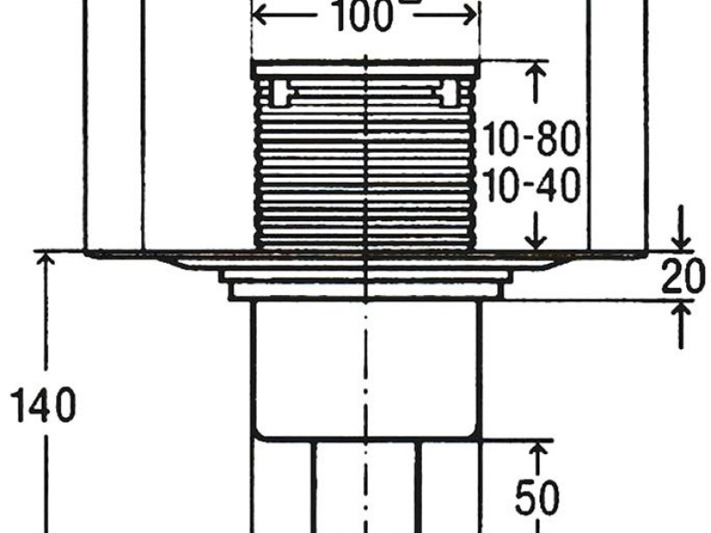 Трап Viega Advantix 583224, 100 x 100 мм, с сухим затвором, с решеткой из нержавеющей стали