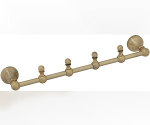 Перекладина с 4-мя крючками L40 см Veragio Gialetta, бронза VR.GIL-6434.BR