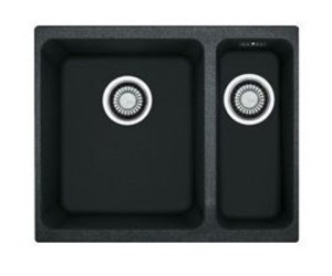 Мойка Franke KUBUS KBG 160, 125.0176.635, гранит, нижняя установка, цвет оникс, 55,8*46 см