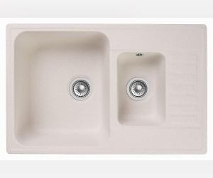 Кухонная мойка GranFest Quarz Z 21K, 73.7 x 48 см, белый