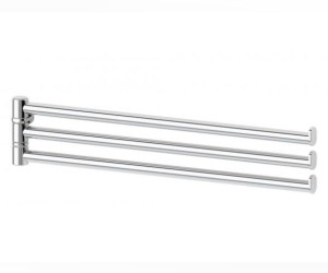 Держатель для полотенец поворотный FBS Universal UNI 037 тройной, 35 см, хром