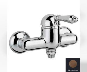 Смеситель Nicolazzi Classico 3405DB75 для ванны и душа, темная бронза, ручки EL CAPITAN