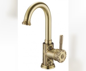 Смеситель для кухни Zorg Antic, бронза, A 110U-BR