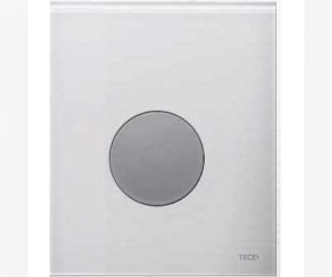 Панель TECE Loop Urinal 9 242 660, белое стекло, клавиша глянцевый хром