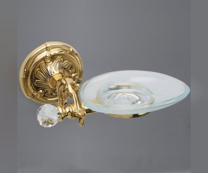 Мыльница Art&Max Barocco Crystal AM-1786-Do-Ant-C, античное золото