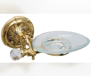 Мыльница Art&Max Barocco Crystal AM-1786-Do-Ant-C, античное золото