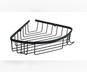 Полка угловая одноэтажная Fixsen Hotel черный, FX-31051-1A