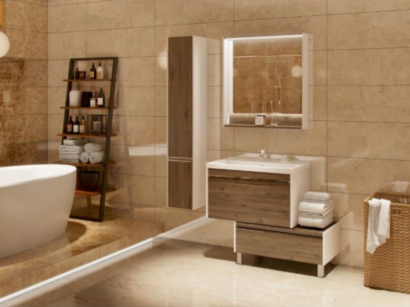 Пенал Акватон Капри 1A230503KPDB 30 см, цвет таксония темная (1A230503KPDBL/1A230503KPDBR)